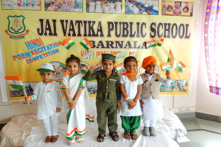 Jai Vatika Public School-Independence Day