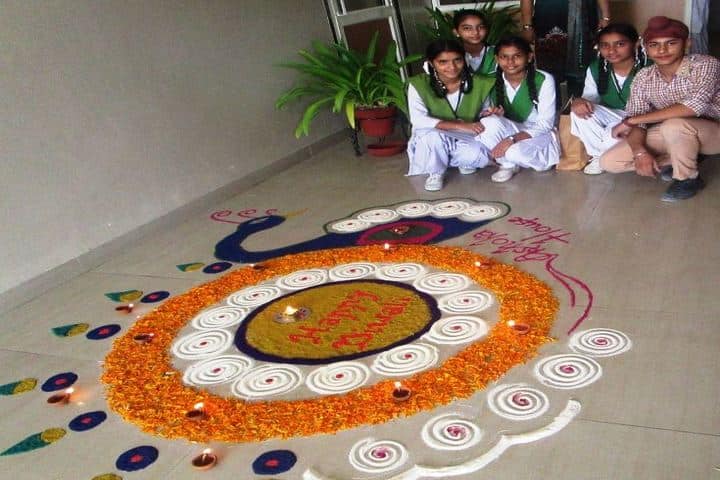 Khalsa College International Public School-Rangoli