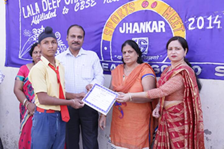 Lala Deep Chand Jain Public School-Awards