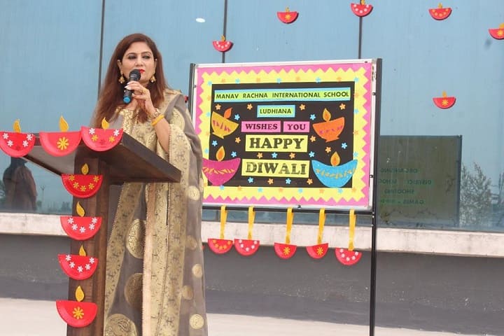 Manav Rachna International school-Principal words about Diwali