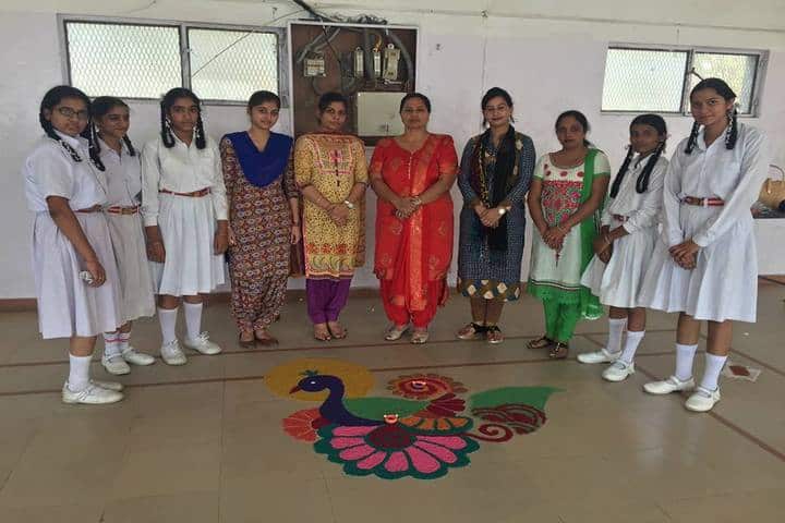 Modern Secular Public School-Rangoli