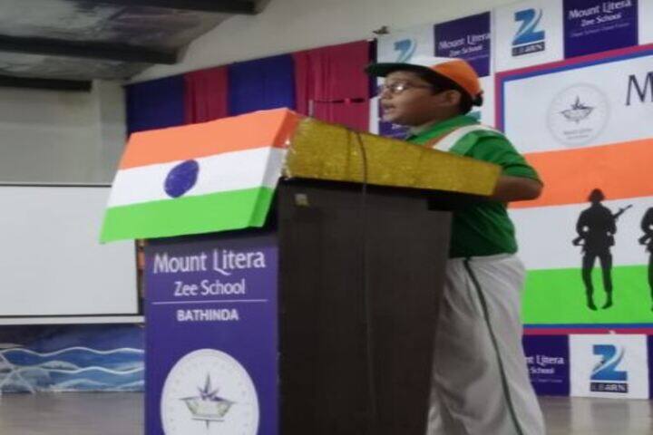 Mount Litera Zee School-Speech