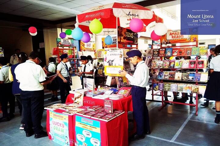 Mount Litera Zee School-Book Stall at school