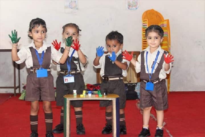 NRM Holy Heart Convent School-Hand Prints