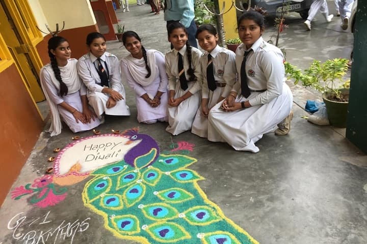 Netaji Model School-Rangoli Competition