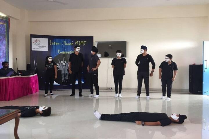 Oakridge International School-Inter house mim competition