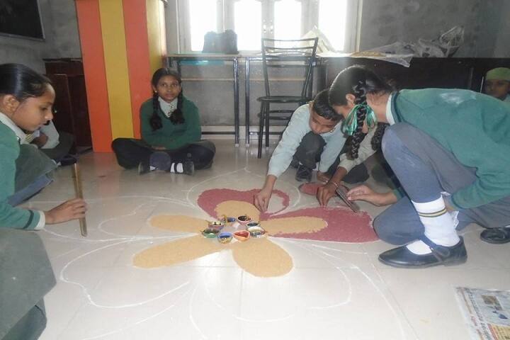 Punjab Convent School-Rangoli