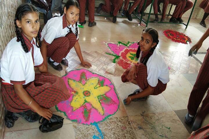 Punjab Public School-Rangoli Compitition