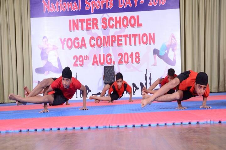Rattan Dai Khosla Dav Model Senior Secondary School-Inter School Yoga Compitition