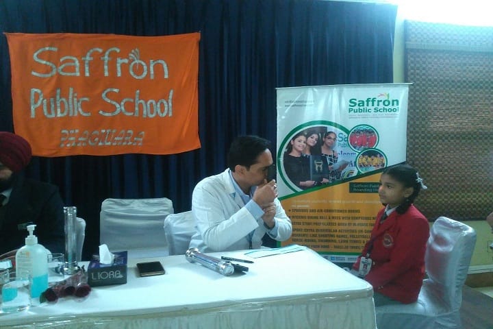 Saffron Public School-Medical Check Up
