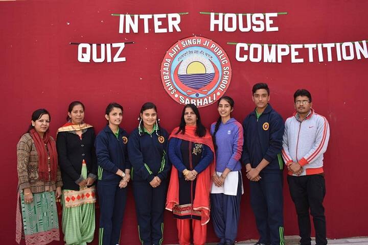 Sahibzada Ajitsingh Ji Public School-Quiz Compitition