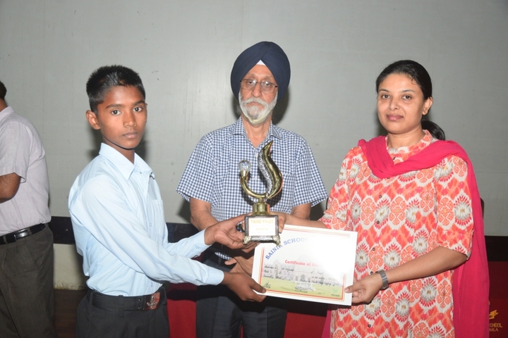 Sainik School-Prize Distribution