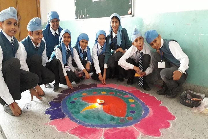 Sant Kirpal Singh Sewa Panthi Public School-rangoli