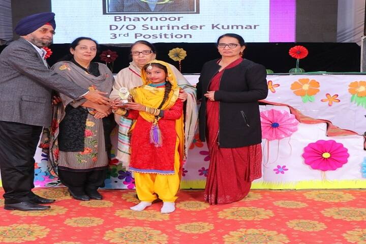 Shri Guru Nanak Dev Public School-Prize