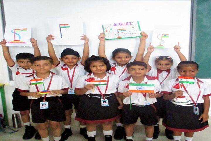 Singhal Stars School-Flag Making
