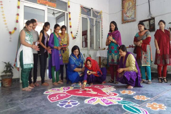 SMDRSD Collegiate Senior Secondary School-Rangoli Competition