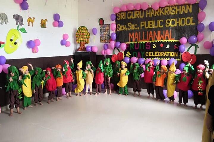 Sri Guru Harkrishan Public School-Fruits Day