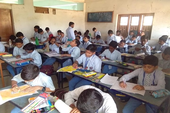 Jesus and Mary Academy-Drawing class for boys