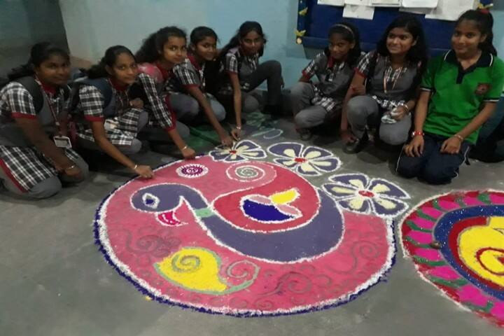 Kendriya Vidalaya No 2-Rangoli Competitions