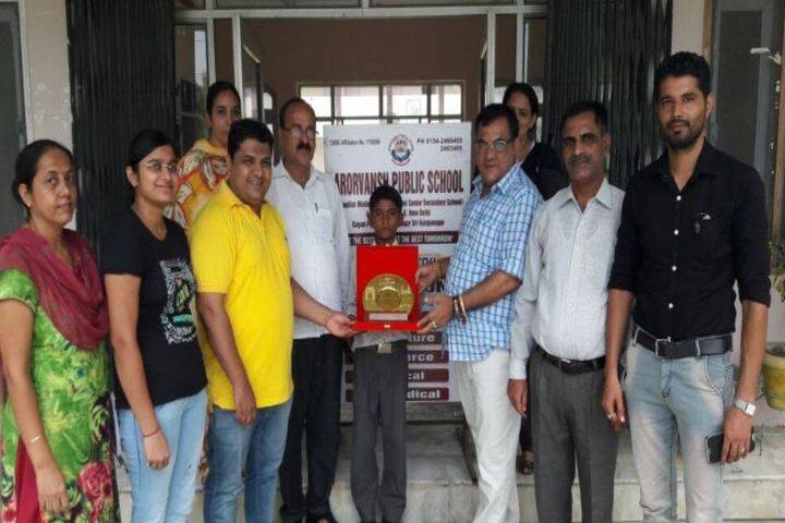 Arorvansh Public School-1st Position in All India Skating Competition