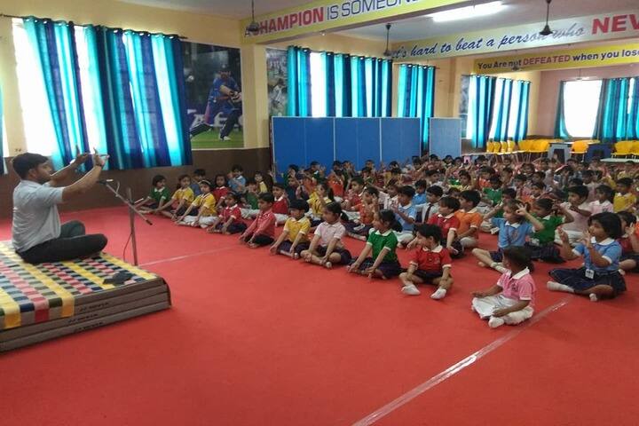 Bhartiya Public School-Yoga Class