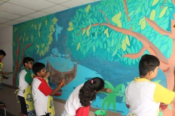 Birla International School Kishangarh-Wall painting