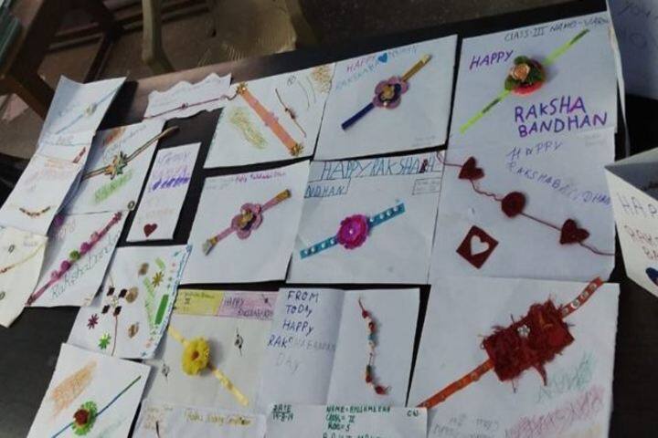 Central Academy Sr Sec School-Rakhi Making