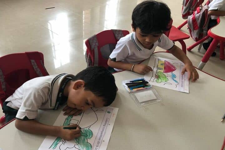 Delhi Public School-Colouring Competetion