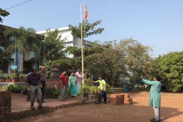 Kendriya Vidyalaya-Flag Hoisting
