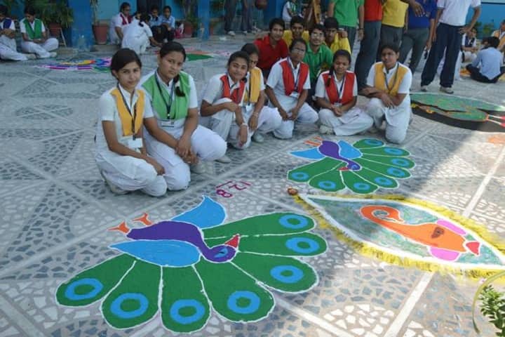 K D Jain Public School-Rangoli