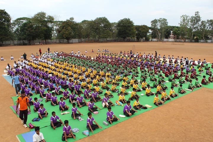 Bharatiya Vidya Bhavans Residential Public School-Yoga Day