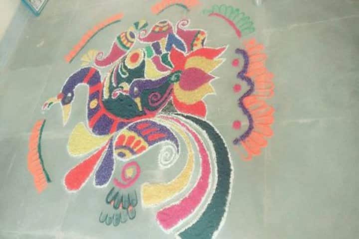 Kendriya Vidyalaya-Rangoli celebrations