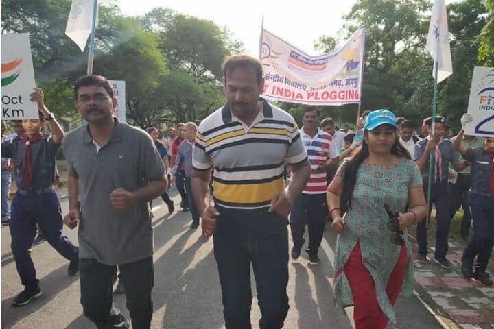 Kendriya Vidyalaya No 2-Fit India Plogging Run
