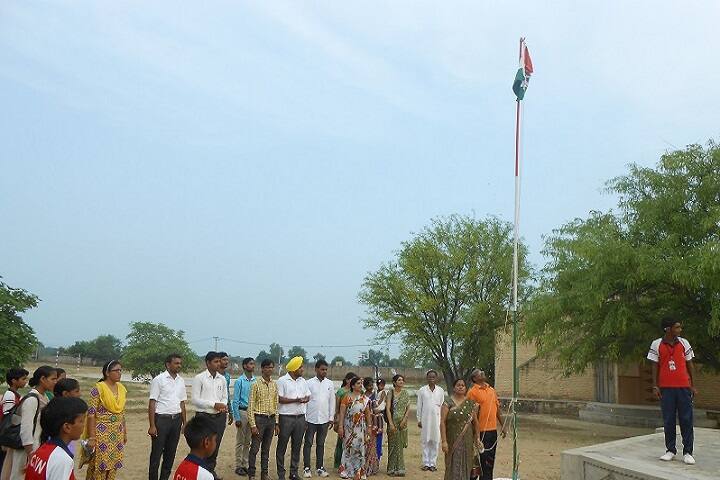 Kumar Chandrikashram Vidya Niketan-Flag Hoisting