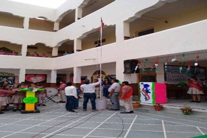 Lords International School-Flag Hoisting