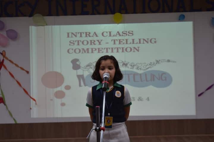 Lucky International School-Story telling competition