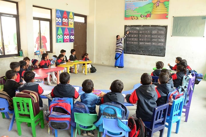 Shekhawati International Academy Of Education-Classroom with teacher