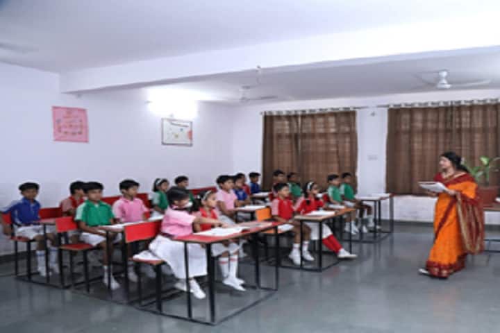 Shiv Jyoti International School-Classroom with teacher