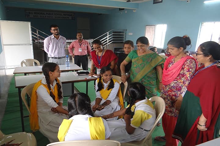 M S Memorial Public School- Mehendi Competition