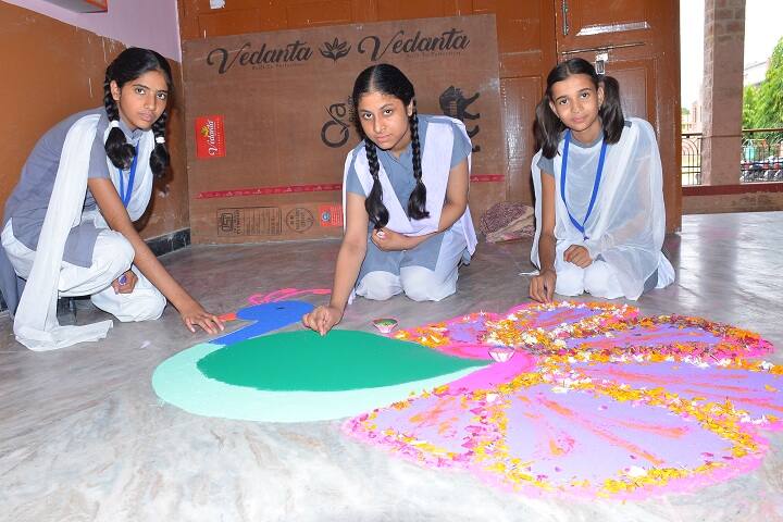 Sri Parshwanath Jain Vidyalaya-Others rangoli drawing