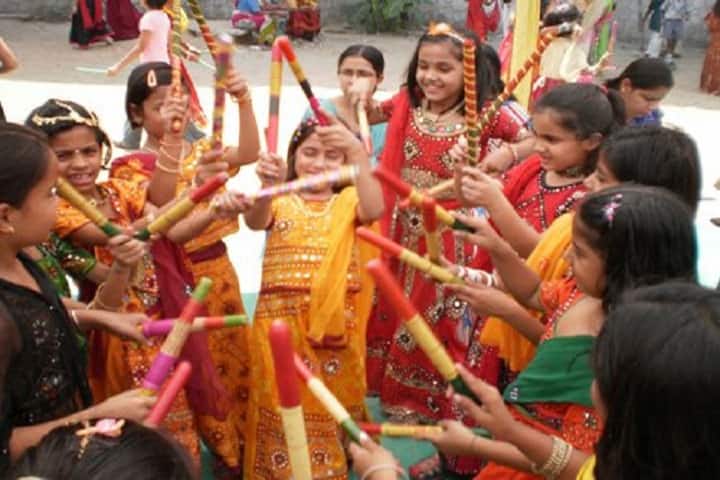 Step By Step Public School Alwar-Dandiya