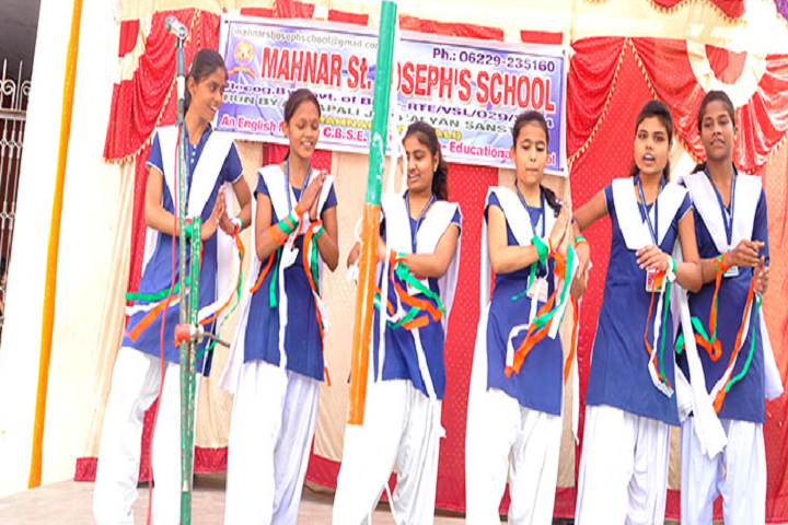 Mahnar St Josephs School-Independence Day Celebration