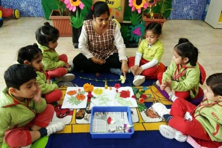 Witty International School-Flower Day