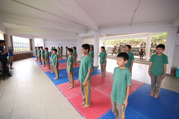 Manjusri Public School-Yoga Activity