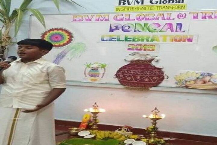 B V M Global Karpagam Campus-Pongal Celebration