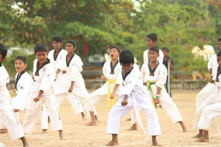 Bhaarath Public Cbse School-Karate Activity
