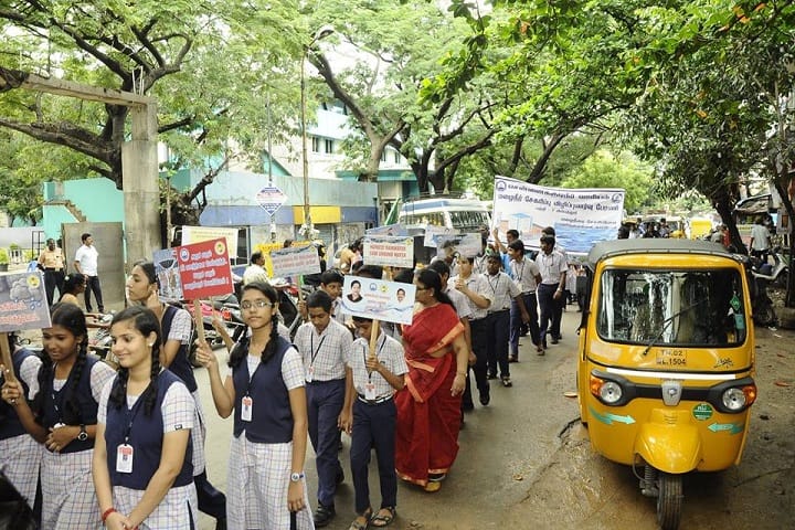 Bhaktavatsalam Vidyashram-Rally On Rain Water Harvesing