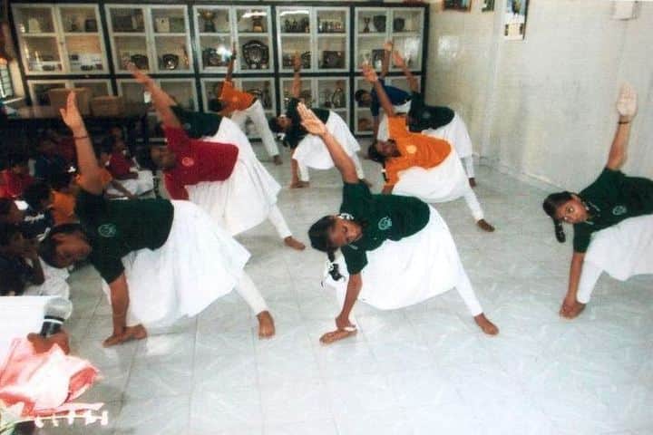 Bharath Senior Secondary School-Yoga Day