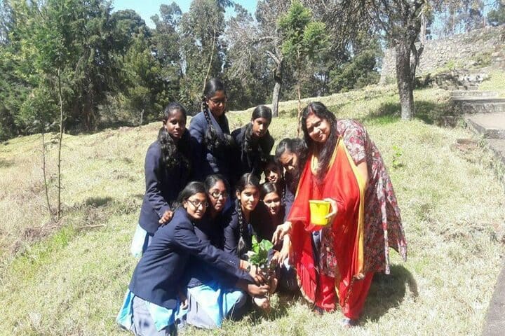 BhavanS Gandhi Vidyashram-Tree Plantation