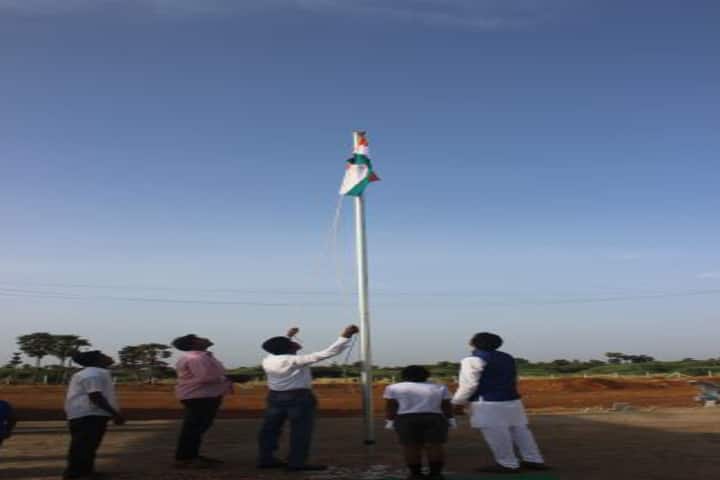 Bodhi International School-Flag Hoisting